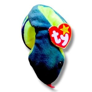 1997 Ty Beanie Baby Hissy Snake With Tag